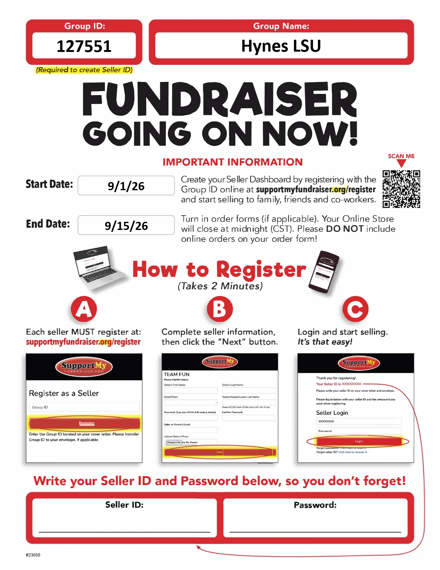 Popcorn Fundraiser — page 1 of 2